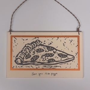 Primitives by Kathy Pizza Slice Ornament NEW